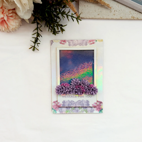 Keepsake Card | Purple Floral
